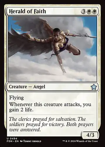 Herald of Faith - fdn Spoiler