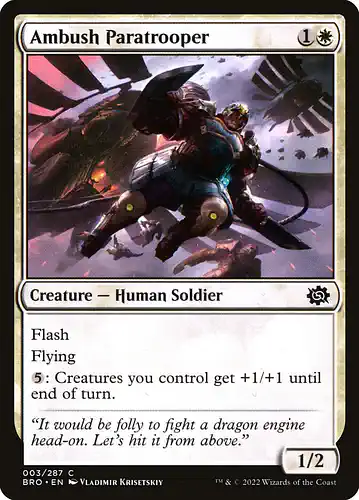 Ambush Paratrooper - bro Spoiler