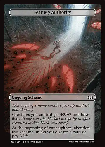 Fear My Authority - dsc Spoiler