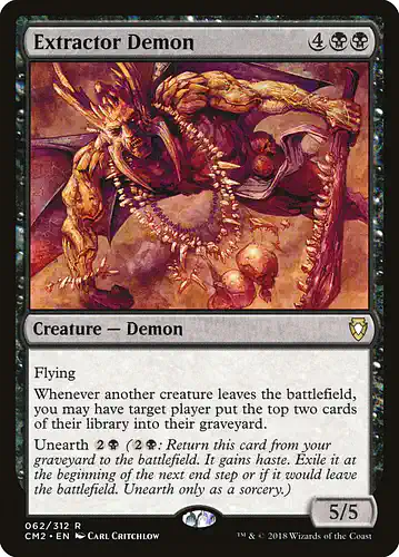 Extractor Demon - cm2 Spoiler