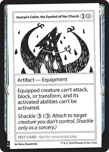 Avacyn's Collar, the Symbol of Her Church - mb2 Spoiler