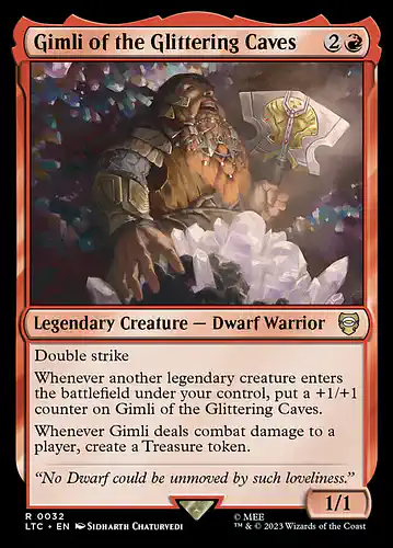 Gimli of the Glittering Caves - ltc Spoiler