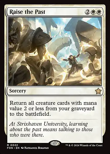 Raise the Past - fdn Spoiler