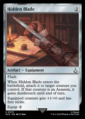 Hidden Blade - acr Spoiler