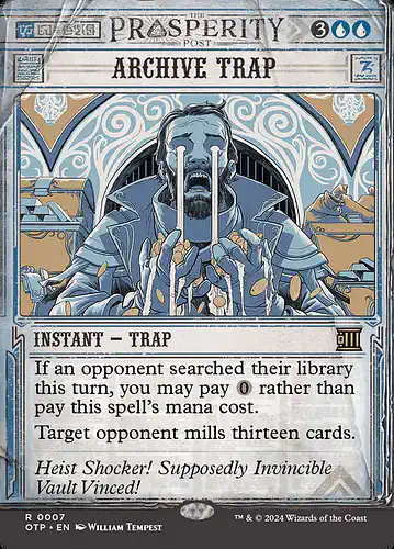 Archive Trap - otp Spoiler