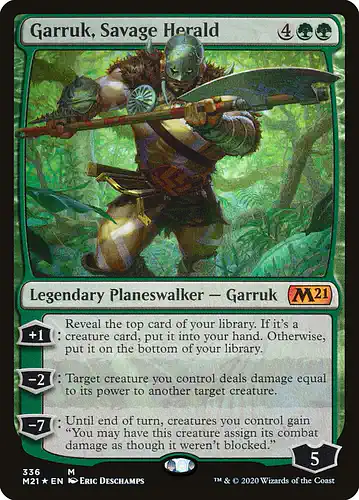 Garruk, Savage Herald - m21 Spoiler