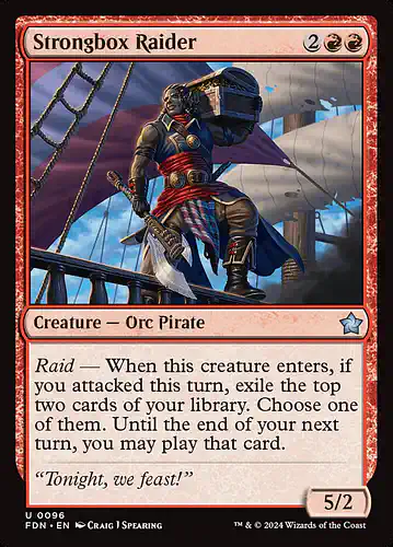 Strongbox Raider - fdn Spoiler