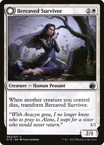Bereaved Survivor - mid Spoiler