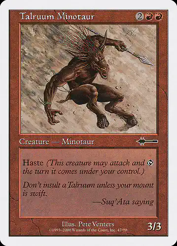 Talruum Minotaur - btd Spoiler