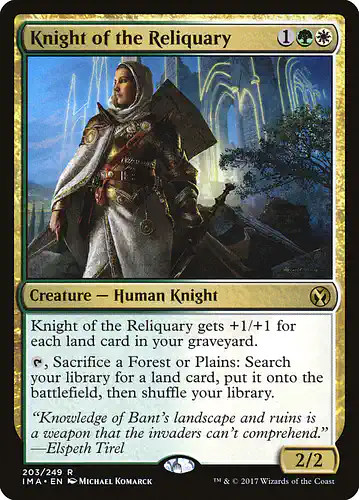 Knight of the Reliquary - ima Spoiler