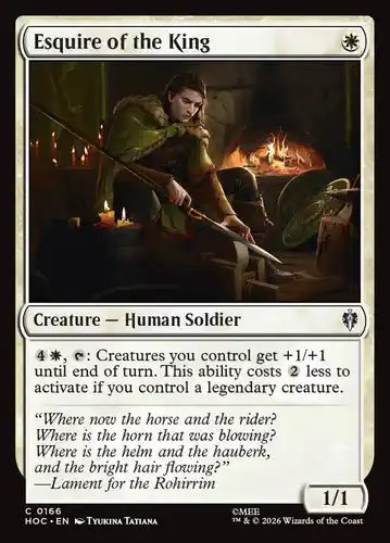 Esquire of the King - hoc Spoiler