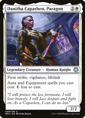 Danitha Capashen, Paragon - gn3 Spoiler