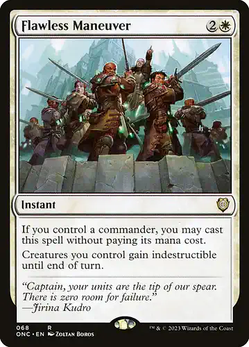 Flawless Maneuver - onc Spoiler