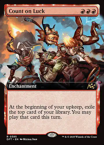 Count on Luck - dft Spoiler