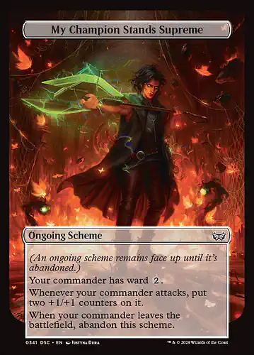 My Champion Stands Supreme - dsc Spoiler