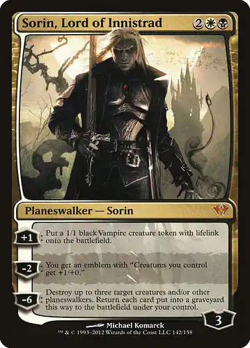 Sorin, Lord of Innistrad - dka Spoiler