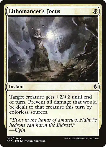 Lithomancer's Focus - bfz Spoiler