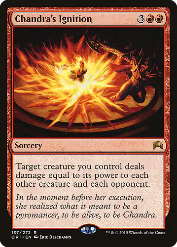 Chandra's Ignition - ori Spoiler