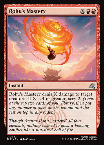 Roku's Mastery - tle Spoiler