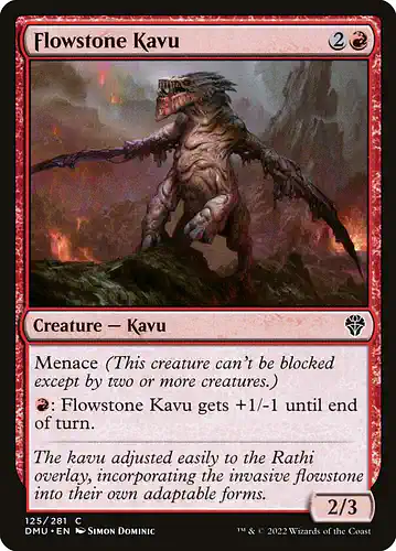 Flowstone Kavu - dmu Spoiler
