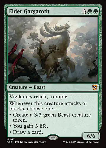 Elder Gargaroth - drc Spoiler