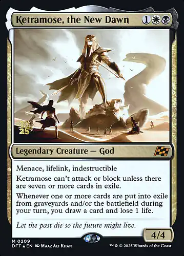 Ketramose, the New Dawn - dft Spoiler
