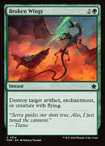 Broken Wings - fdn Spoiler