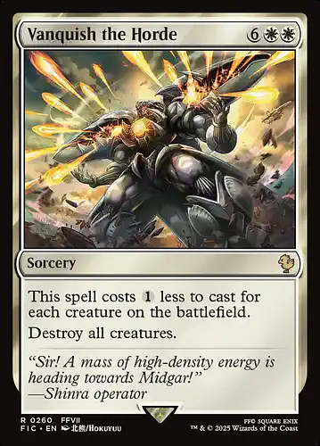 Vanquish the Horde - fic Spoiler