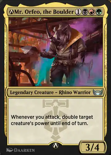 A-Mr. Orfeo, the Boulder - snc Spoiler