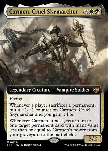 Carmen, Cruel Skymarcher - lcc Spoiler