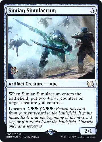 Simian Simulacrum - bro Spoiler