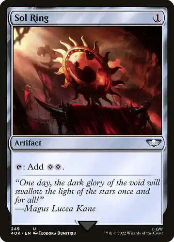 Sol Ring - 40k Spoiler