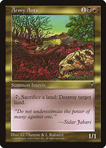 Army Ants - vis Spoiler