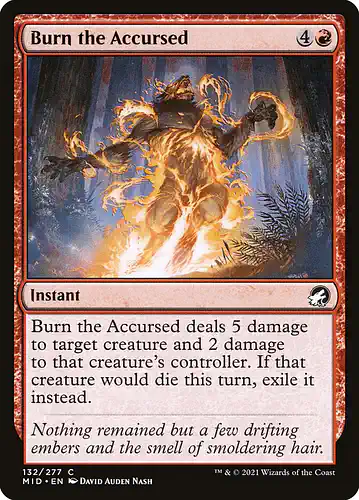 Burn the Accursed - mid Spoiler
