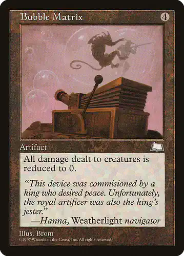 Bubble Matrix - wth Spoiler
