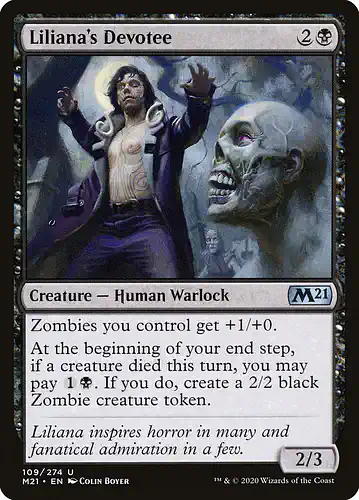 Liliana's Devotee - m21 Spoiler