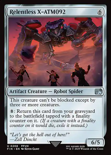 Relentless X-ATM092 - fin Spoiler
