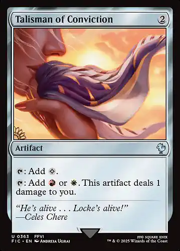 Talisman of Conviction - fic Spoiler