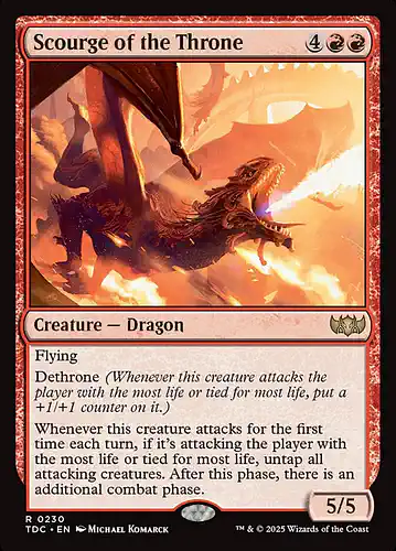Scourge of the Throne - tdc Spoiler
