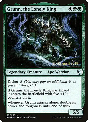Grunn, the Lonely King - dom Spoiler