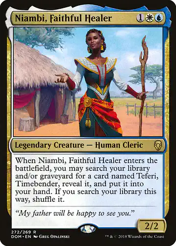 Niambi, Faithful Healer - dom Spoiler