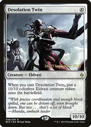 Desolation Twin - bfz Spoiler