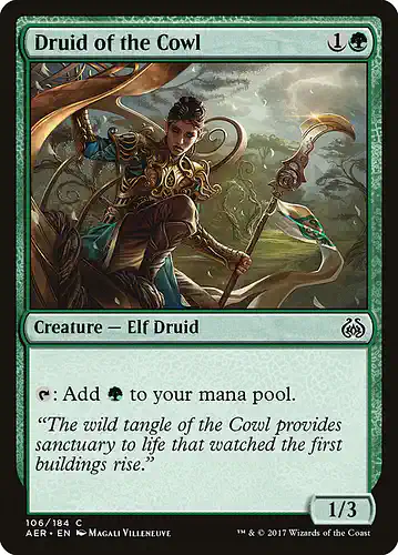 Druid of the Cowl - aer Spoiler