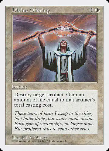 Divine Offering - 5ed Spoiler