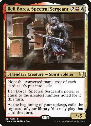 Bell Borca, Spectral Sergeant - cmr Spoiler