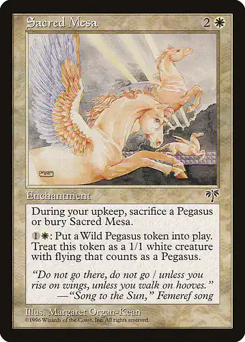 Sacred Mesa - mir Spoiler