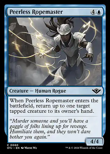 Peerless Ropemaster - otj Spoiler