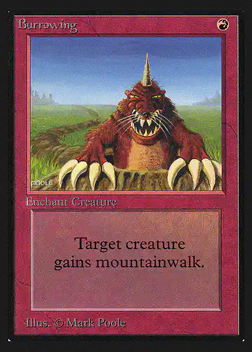 Burrowing - ced Spoiler