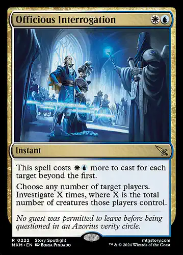 Officious Interrogation - mkm Spoiler