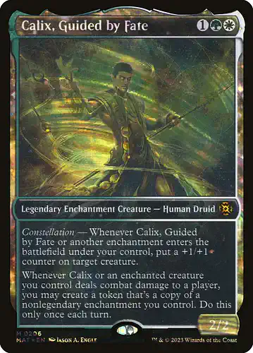 Calix, Guided by Fate - mat Spoiler